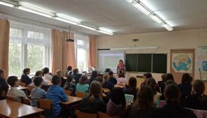 Подробнее о статье Краеведческий час в Карамышевской школе
